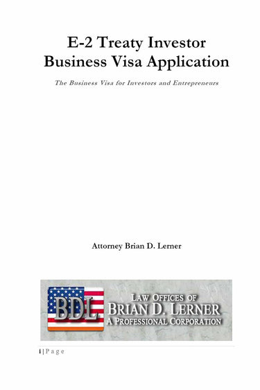 Rocket Immigration Petitions Immigration Visa Attorney Drafted E-2  Investor Application for the Entrepreneurs Visa